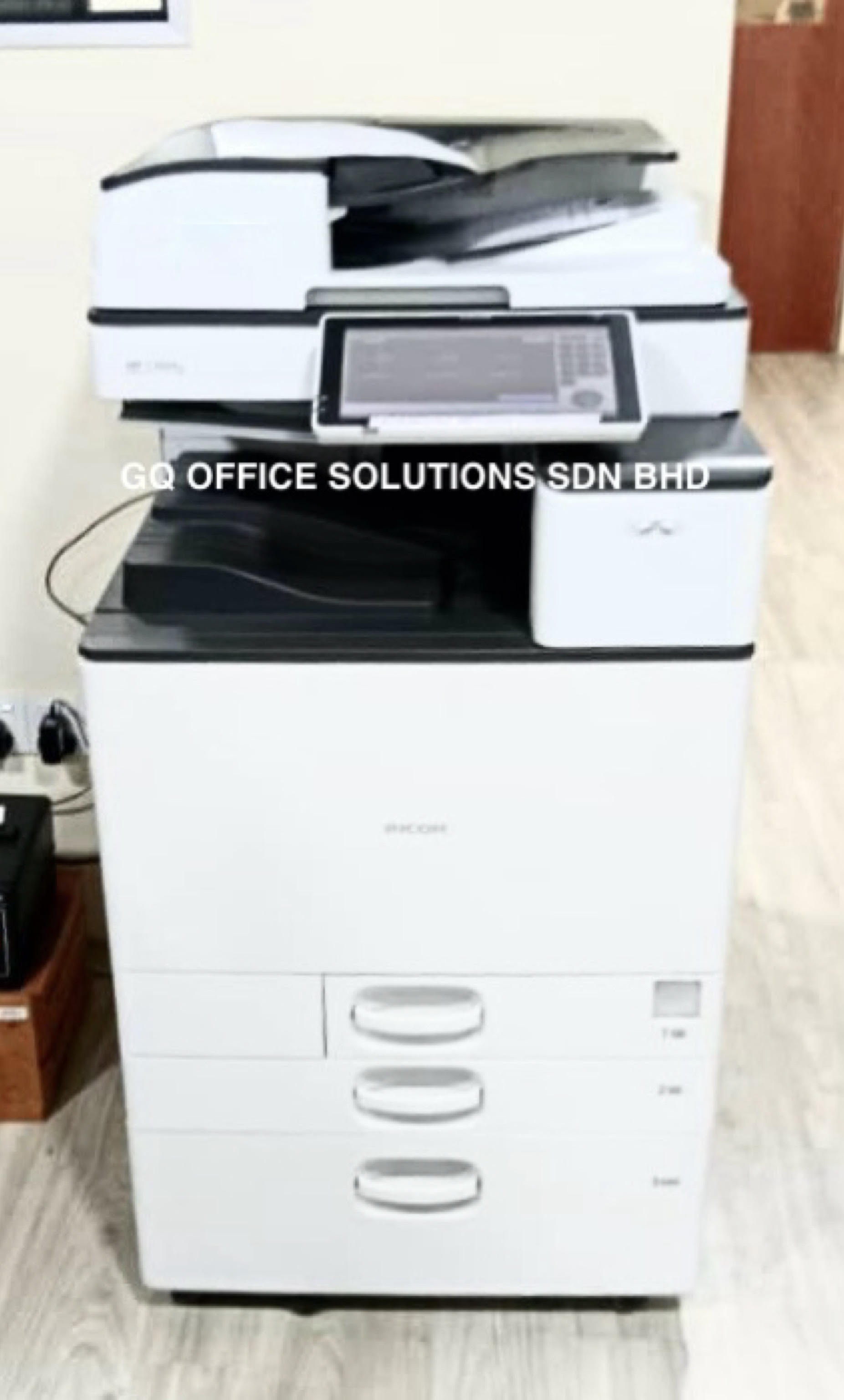 Ricoh MPC4504 photocopier for rental in Kulai Johor used by construction and office businesses