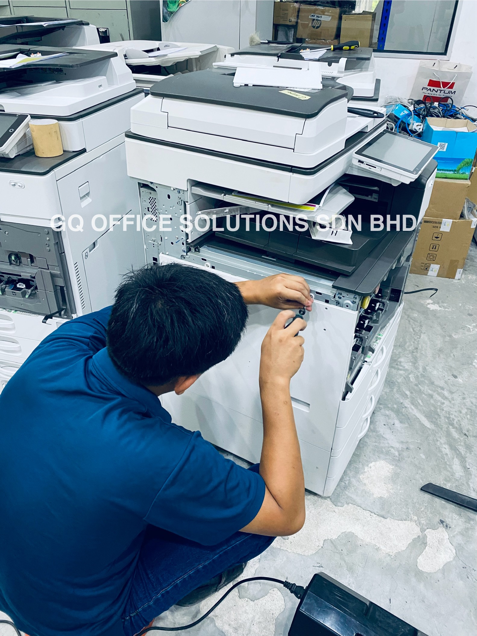 Professional photocopier rental maintenance and technical support service for businesses in Johor